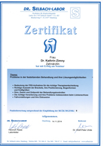 Dr Kathrin Zimny Probleme in der festsitzenden Behandlung und ihre Lösungsmöglichkeiten